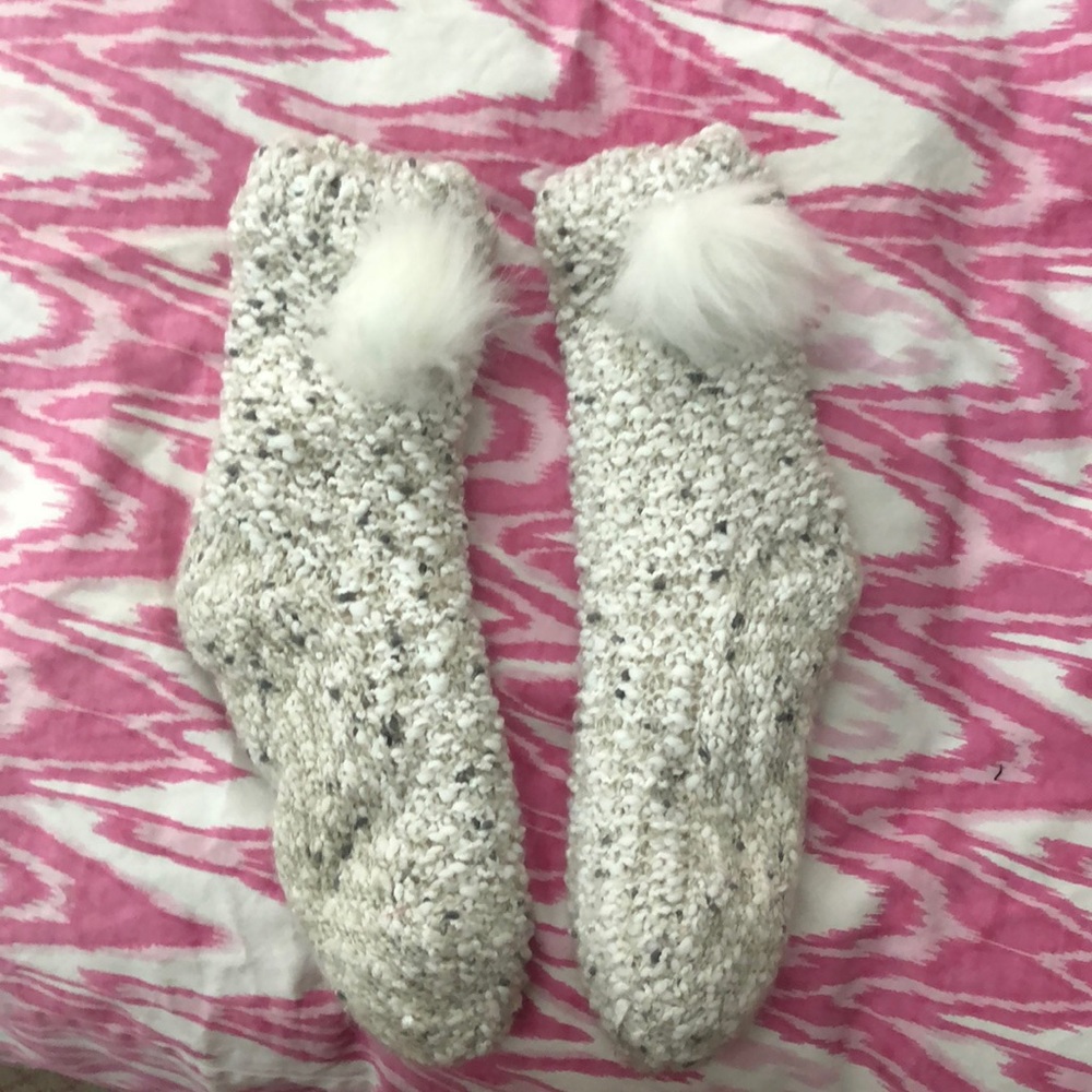 Fuzzy ugg socks